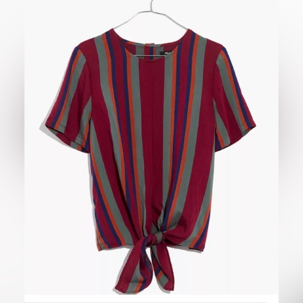 Madewell Tie-Front Blouse